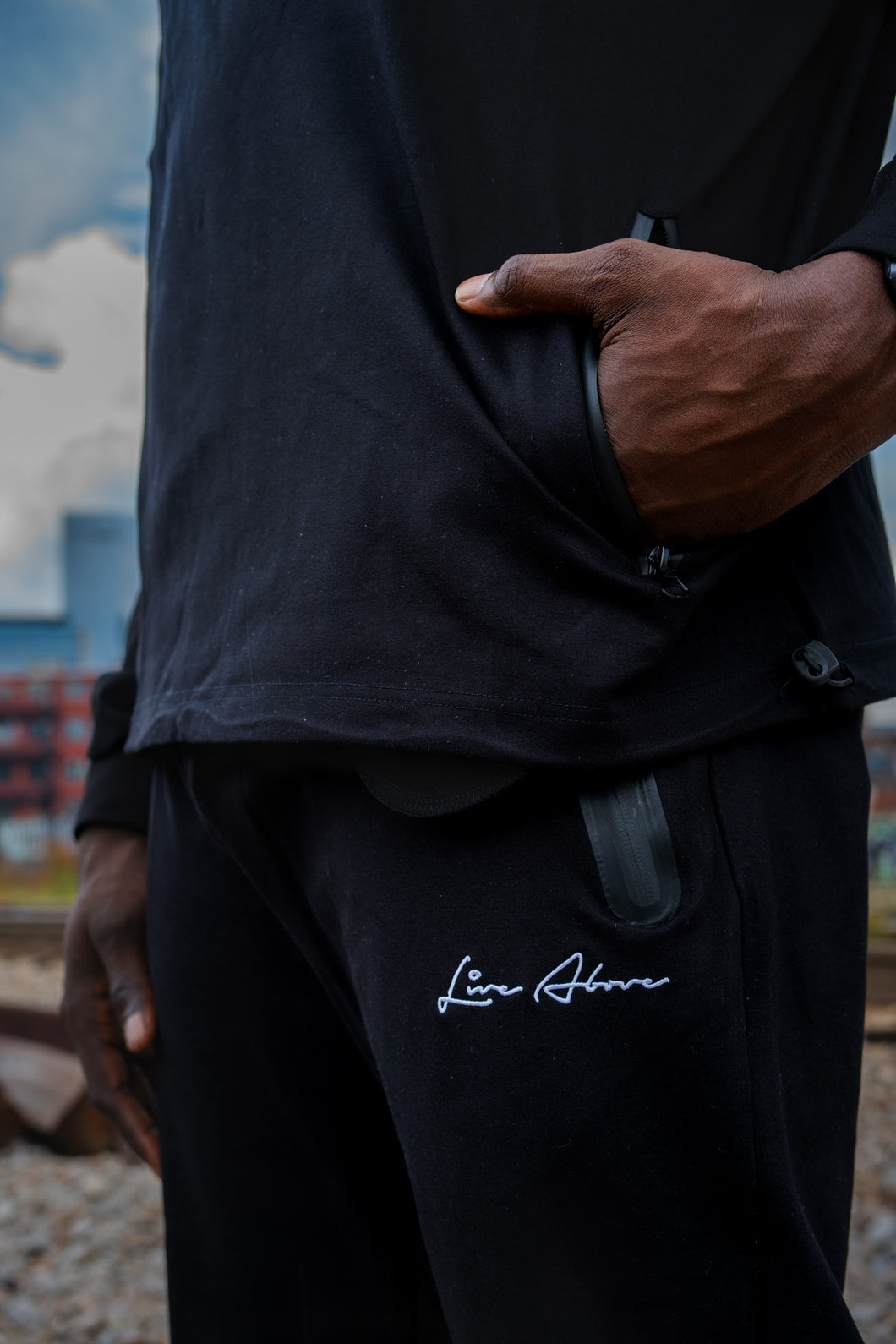 Tech Fleece Joggers- Black