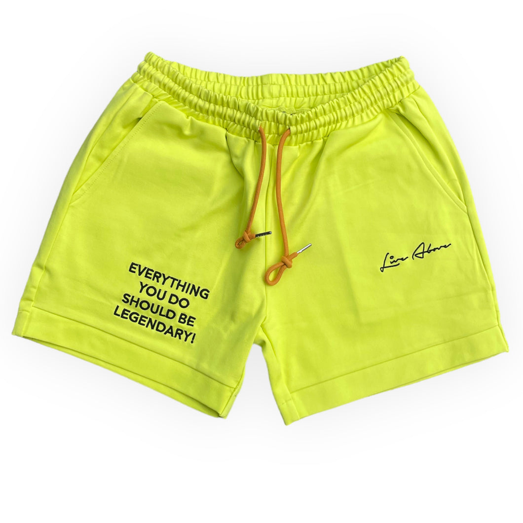 Live Above Tech Fleece Shorts- Bolt