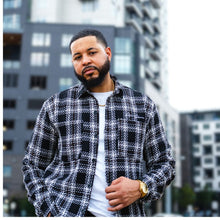 Load image into Gallery viewer, Cozy Woven Flannel  - Black/White
