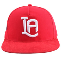 Load image into Gallery viewer, LA World Series Snapback- Cincinnati Red Suede
