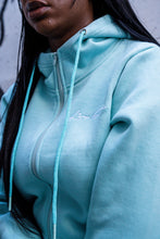 Load image into Gallery viewer, Cozy Live Above EYDSBL Hoodie V2- Pale Green