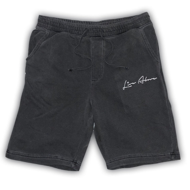 Signature Live Above Sweat Shorts- Black Denim