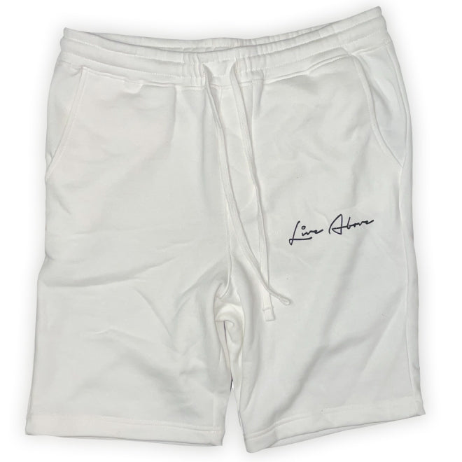 Signature Live Above Sweat Shorts- Egg Shell